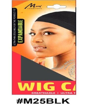 3 Bonnet Noir Murry Wig Cap Color Black M25BLK