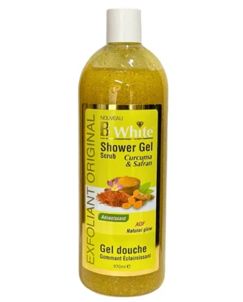Gel Douche B WHITE Curcuma avec du safran 1000ml