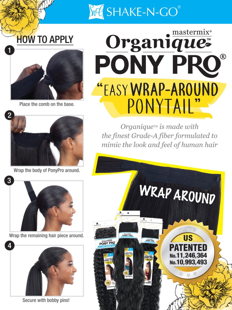 Postiche Semi Naturel Yaky Pony Pro 24" Equal