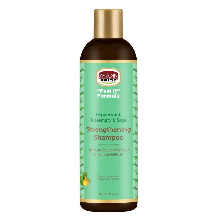 African Pride Peppermint Rosemary Shampoo 12oz