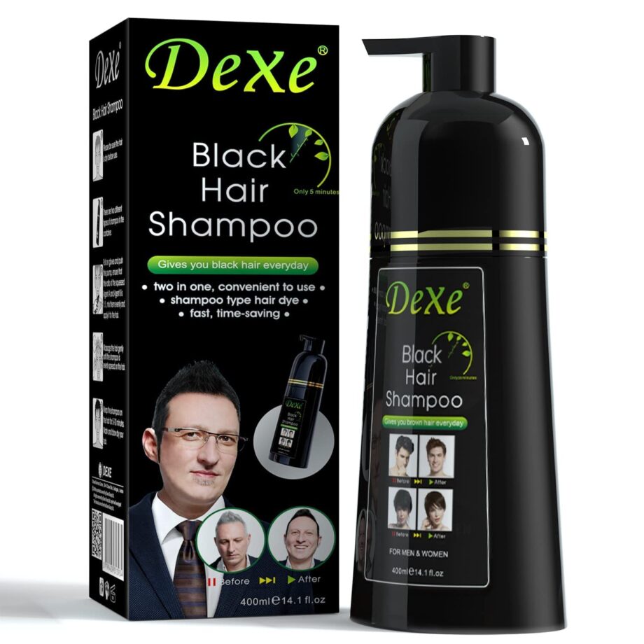 Shampooing Colorants Noir Dexe Black Hair Shampoo