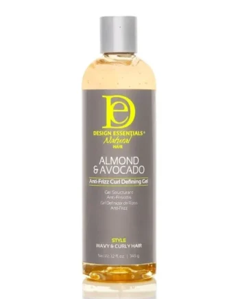Design Essentials Almond Avocado Anti Friz Curl Defining Gel 12oz