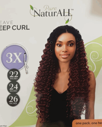 Tissage Semi Naturel 3Pcs DEEP CURL 22/24/26 NATURALL