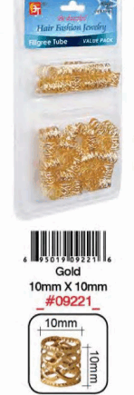 Bague Cheveux Doré 10MM    BT 9221