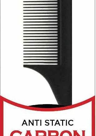 DREAM COMB CARBON PIN TAIL PARTING BLACK    BR98408