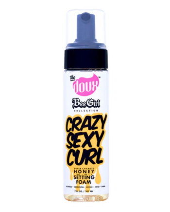 The Doux – Bee Girl – Crazy Sexy Curl – Mousse Bouclante au Miel – Super-Charged Honey Setting Foam