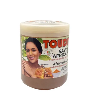 TOUDY Savon Gommant Noir & Curcuma 670g
