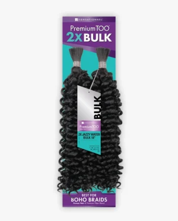 Sensationnel Premium Too Human Hair & Fiber Blend – 2x Jazzy Water Bulk 18