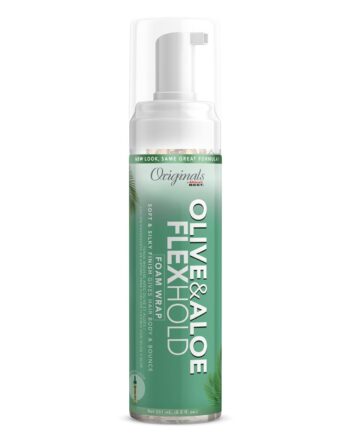 Africa’s Best Originals Olive and Aloe Soft Shine Flex Hold Foam Wrap 8.5 oz