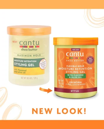 Cantu Flaxseed & Olive Oil Styling Gel- 18.25 oz