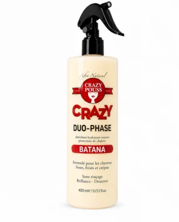 Spray Coiffant DUO-PHASE au BATANA 400ml - CRAZY POUSS